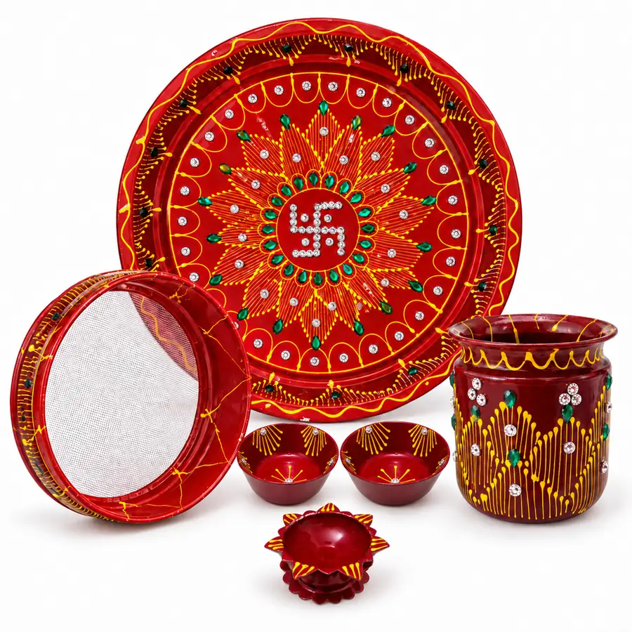 Karwa Chauth Thali Set: What It Has and How to Arrange It